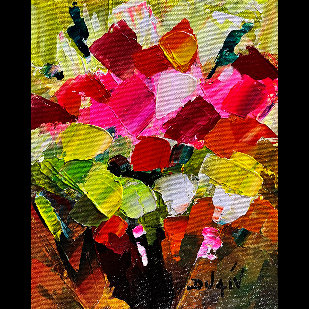 Pompons Rose 10'' x 8''