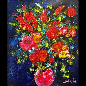 Rouge et Rose 21''x18''