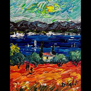 Soleil jaune 10''X8''