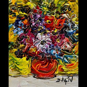 Vase Rouge 10''x8''