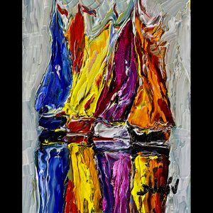 Voiles Effilochees 10'' x 8''