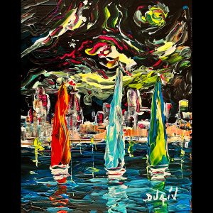 blanche nuit 10''x8''