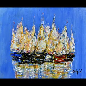 Blue Atenue 20''x24''