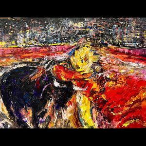 Bull Fight 30'' x 40''