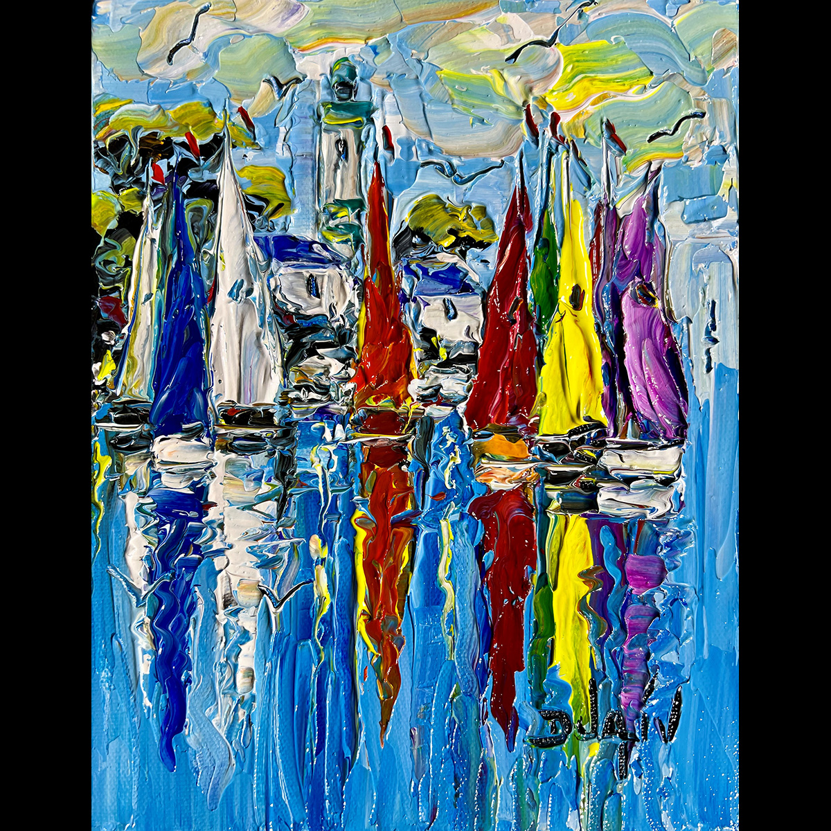 Le Phare des Voiles 10''x8''