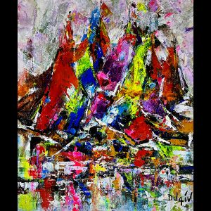 Monde Abstrait 25x21 - SOLD