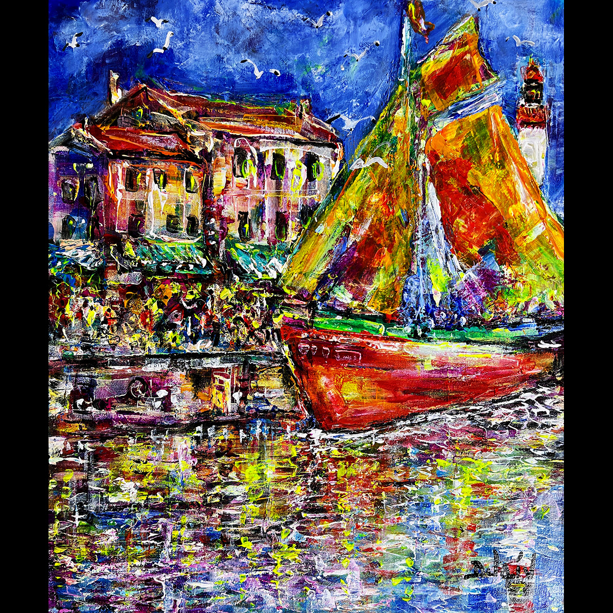 Quai et Reflection 21'' x 18''