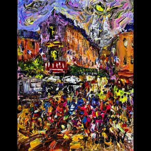Rue de Paris 10''x8''