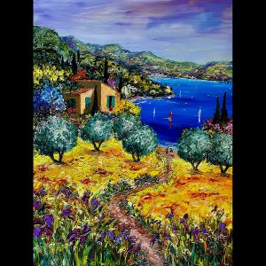 Soleil éclatant 40'' x 30''