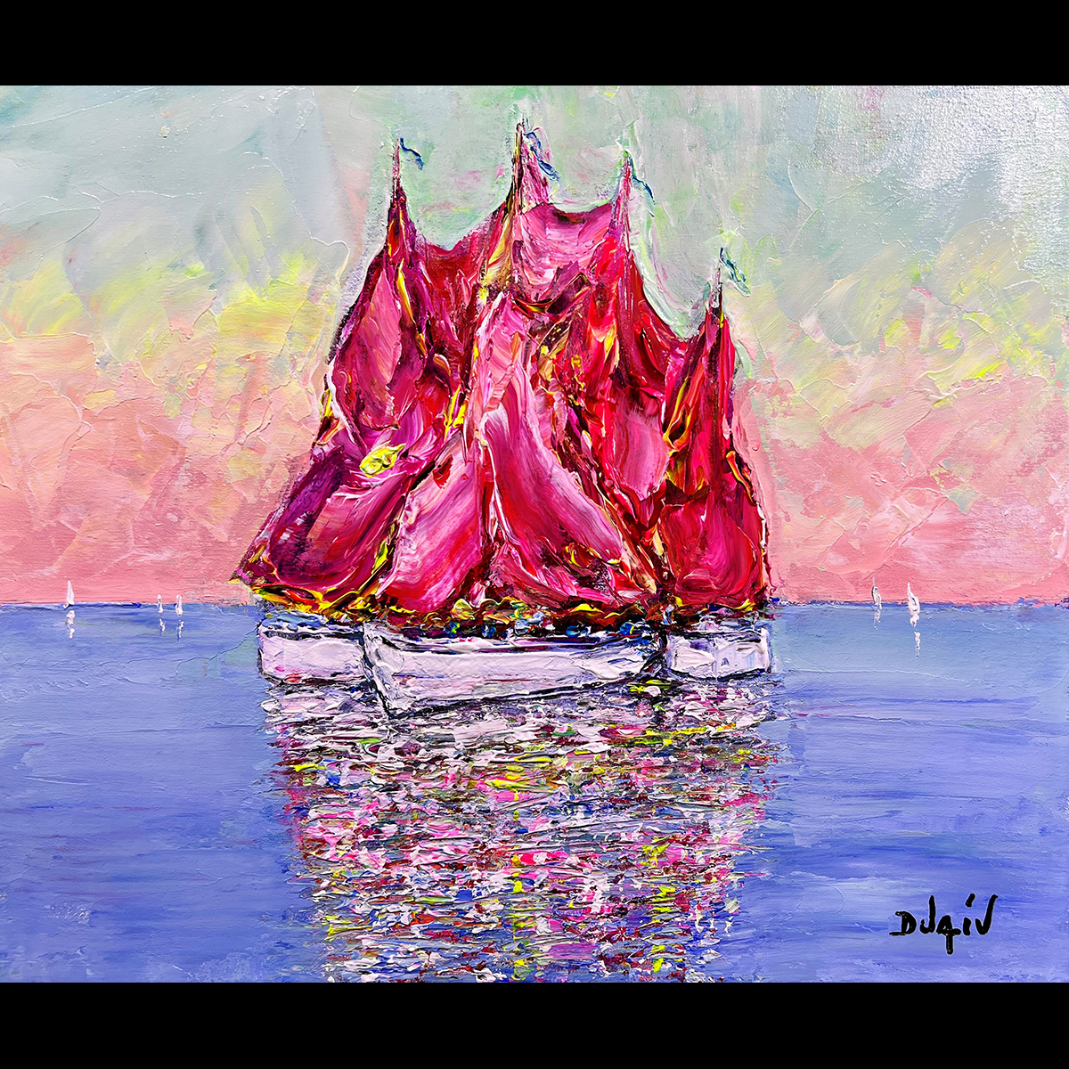 Voiles en Rose 21'' x 18''