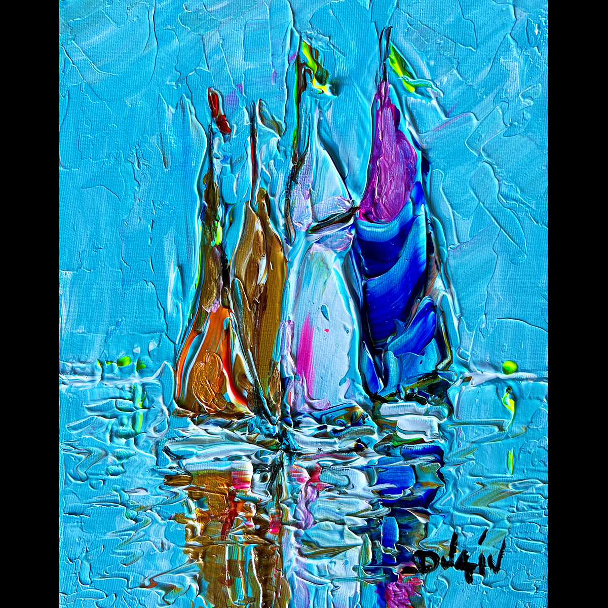 Danse des voiles 10''x8''