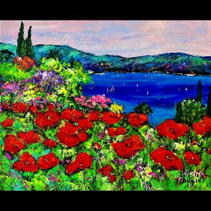 La Vie des Coquelicots 21''x25''