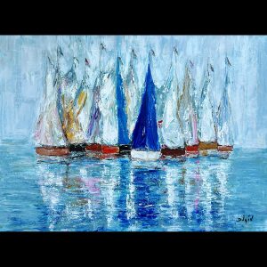 Ballade en Gris 38''x51'' SOLD