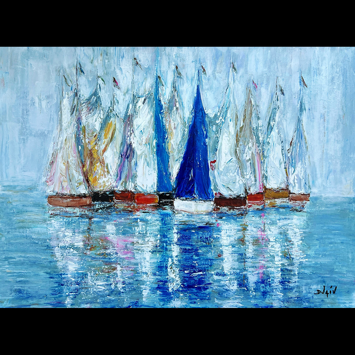 Ballade en Gris 38''x51'' SOLD