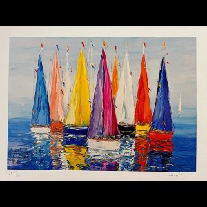 Bateaux Couleurs 12''X14''