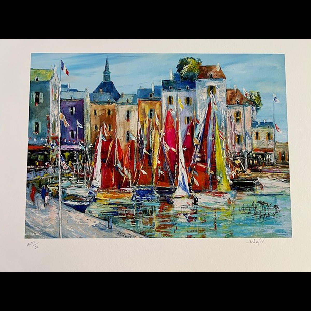Boats At The Gate 10'' x 14''