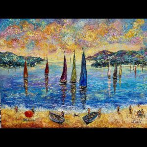 Soir Tourmente 38''x51''