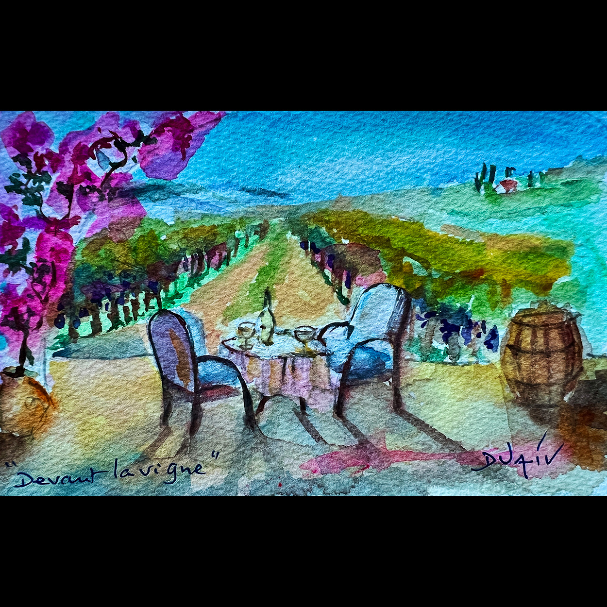 Devant la Vigne 4.5'' x 7''