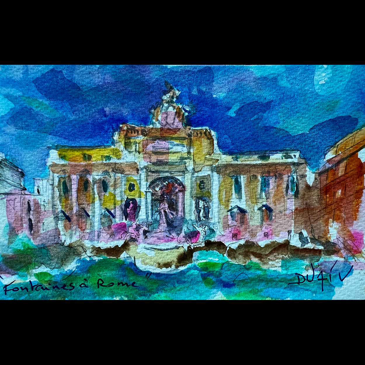 Fontaines A Rome 4.5'' x 7''