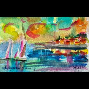 Italy In The Evening 4.5'' x 7''