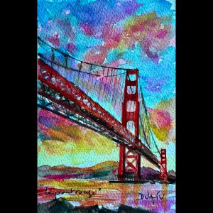 Le Pont Rouge 7'' x 4.5''