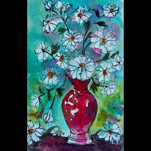 Le Vase Rose 7'' x 4.5''
