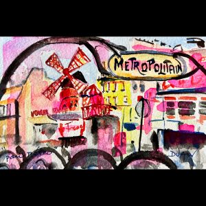 Paris Metro 4.5'' x 7''