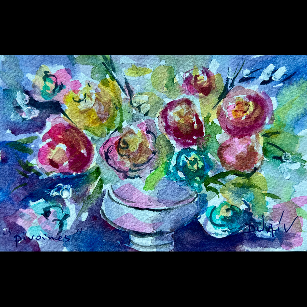 Pivoines 4.5'' x 7''
