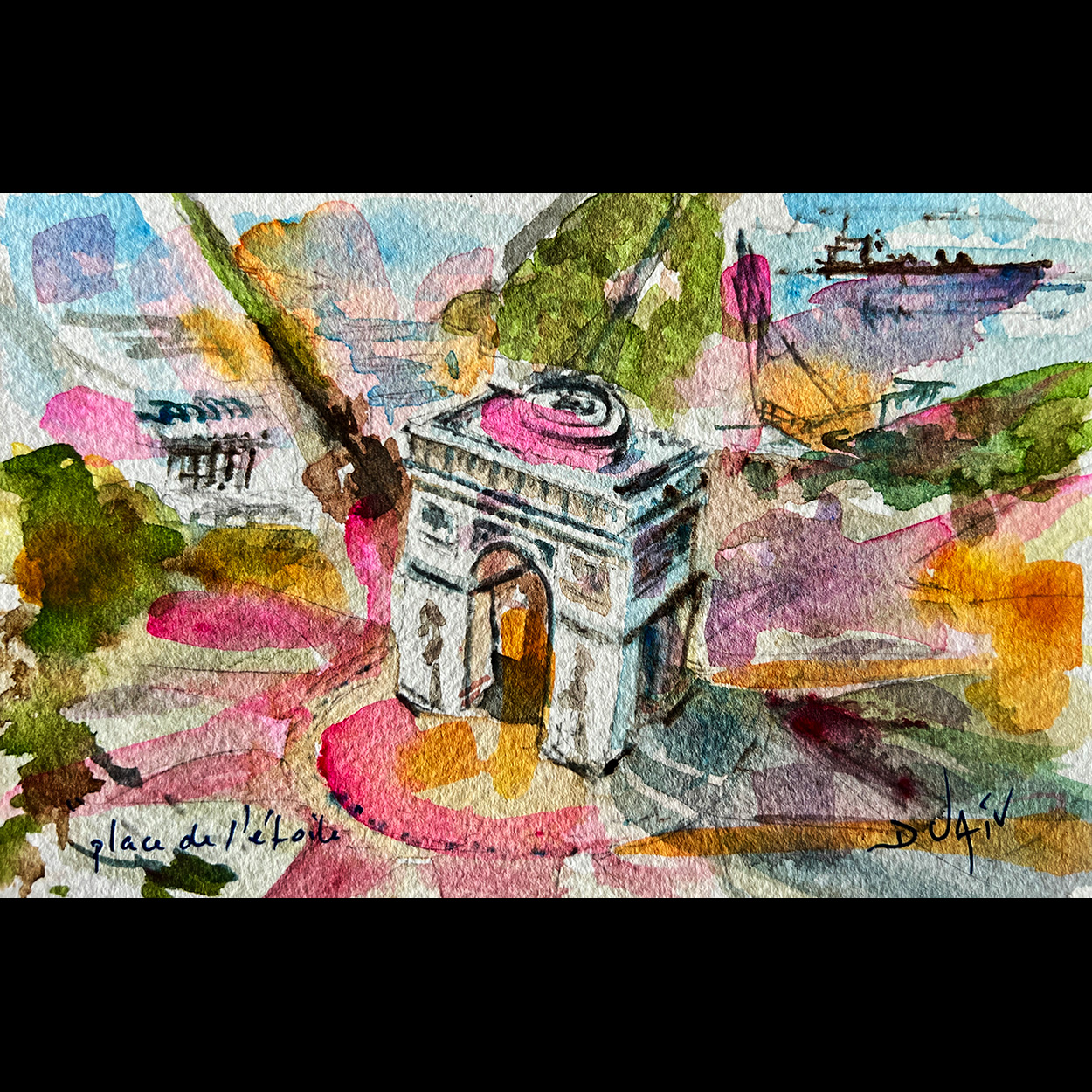 Place de L'etoile 4.5'' x 7''