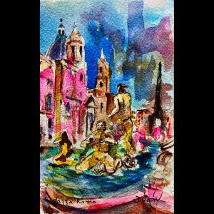 Plaza Roma 7'' x 4.5''