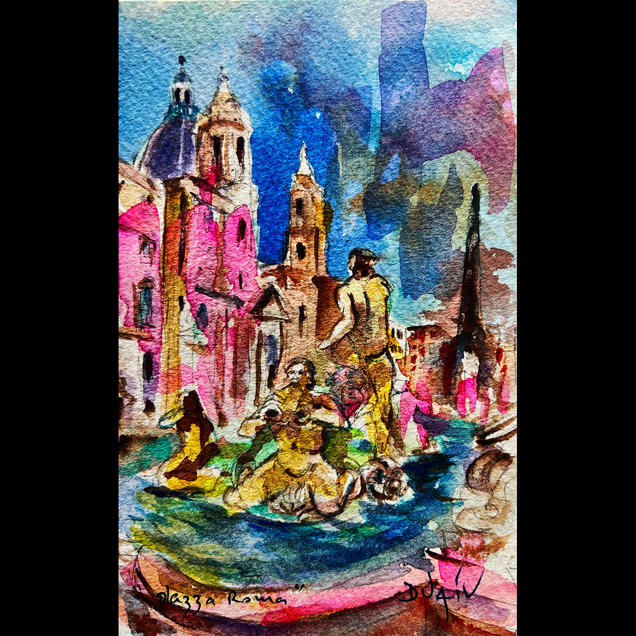 Plaza Roma 7'' x 4.5''