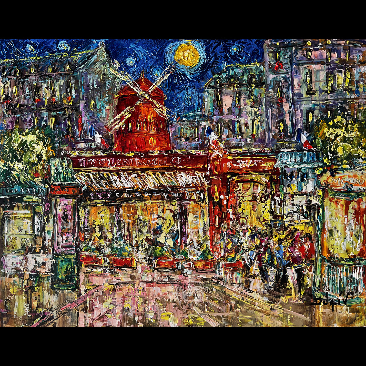 Paris Monde de la Nuit 22''x28''