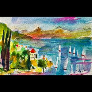 Sails On The Lake 4.5'' x 7''