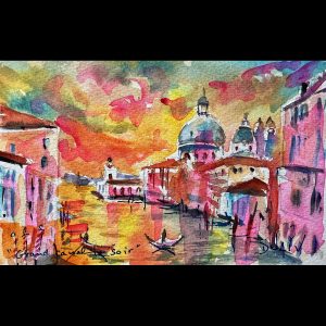 Grand Canal Le Soir <em>4.5'' x 7''</em>
