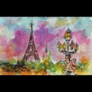 Paris En Rose <em>4.5'' x 7''</em>