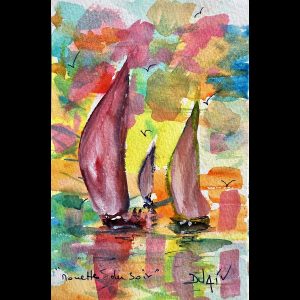 Mouettes Du Soir <em>7'' x 4.5''</em>