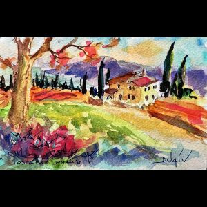 Toscane Joyeuse <em>4.5'' x 7''</em>