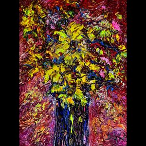 Grenas et Tournesols 24''x19''