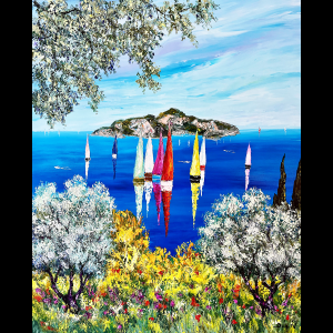 Capri Merveille 63''x51''