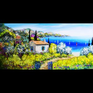 Happy View <em>19.5'' x 39.5''</em> <em>Commission</em>