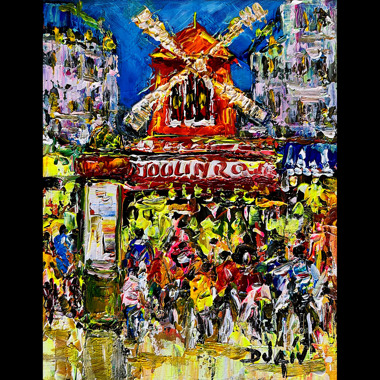 Le Paris du Soir 10''x8'' - SOLD