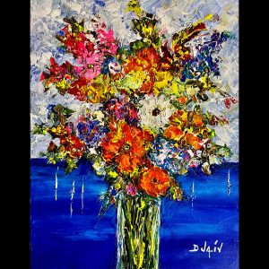 Les Jolies Fleurs 18''x14'' - SOLD
