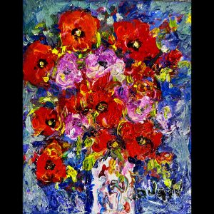 Petit pavots 10''x 8'' - SOLD