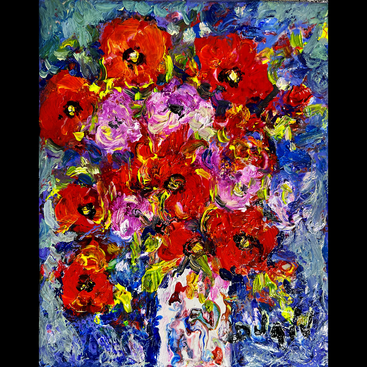 Petit pavots 10''x 8'' - SOLD