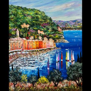 Portofino Folie 63''x51'' - COMMISSION - SOLD