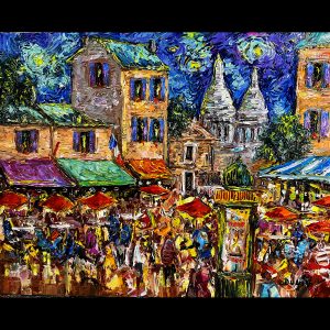 Tertre de Nuit 22''x28''