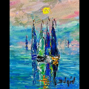 Tout Turquoise 10''x8'' - SOLD