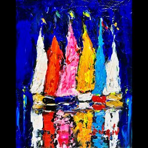 Nuit Tourmentée 10''x8''