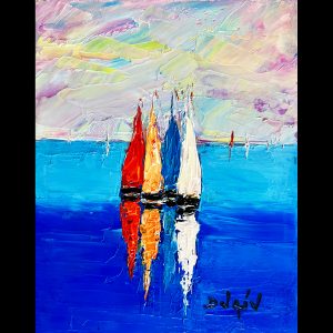 Voiles Quartet 10''x8''