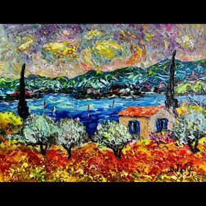 Le Cabanon du Soir 14''x18''